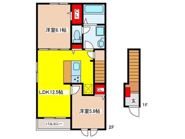 ランプタウンの物件間取画像